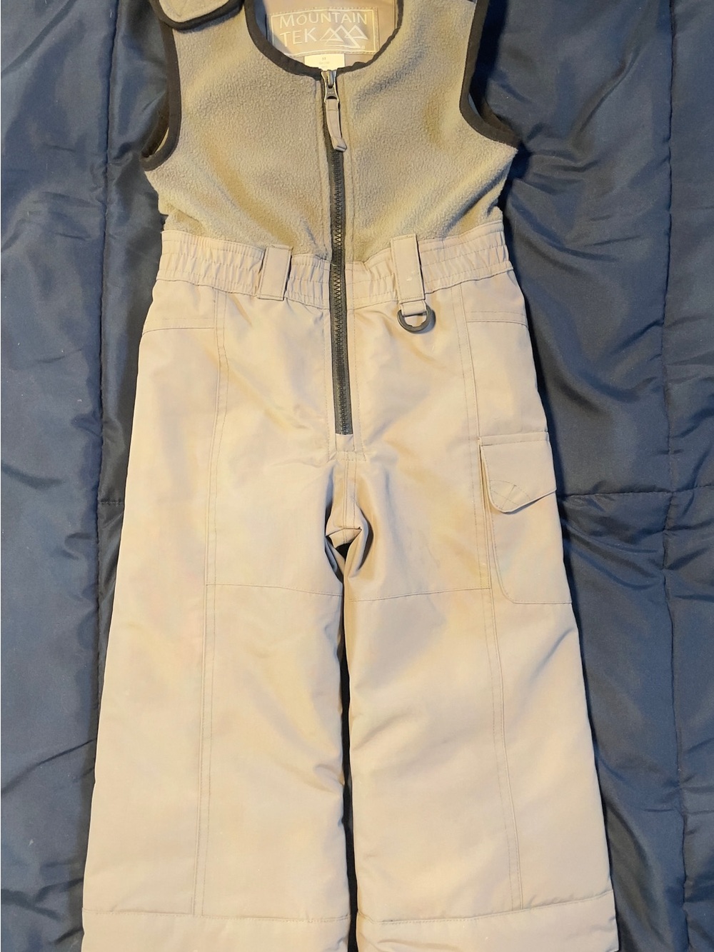 Toddler 3T Gray Mountain Tek Snow Bib Pants